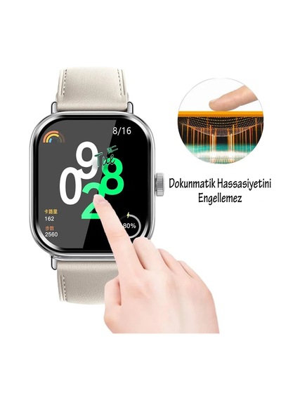 Xiaomi Redmi Watch 4 Pmma Ekran Koruyucu 3d Kavisli Full Kaplama