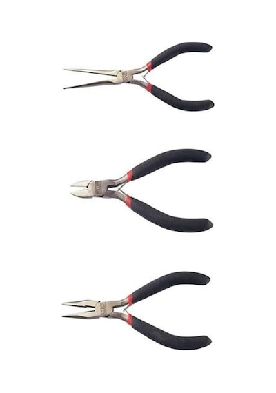 Py-017 Mini Yankeski Düz Ve Ince Uçlu Kargaburun 3 Lü Set