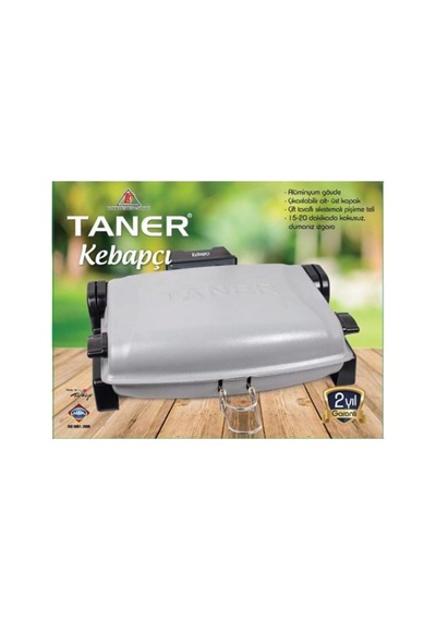 Taner Kebapçı Çift Telli Büyük Boy Elektrikli Izgara 1705