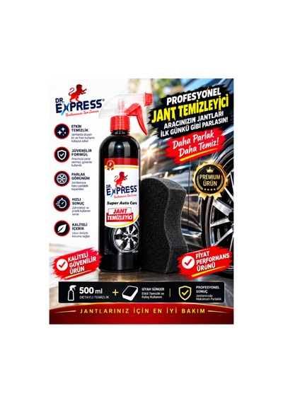 Premium Jant Temizleyici Parlatıcı Spreyli 500 Ml Etkili Kalıcı Temizlik Ekstra Parlaklık Sağlar - 576143850