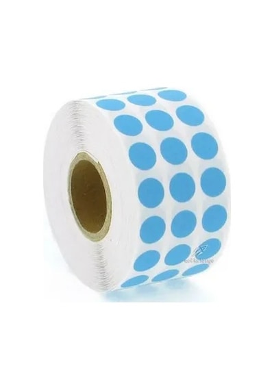 Open 10 Mm Etiket Açık Mavi 5000li