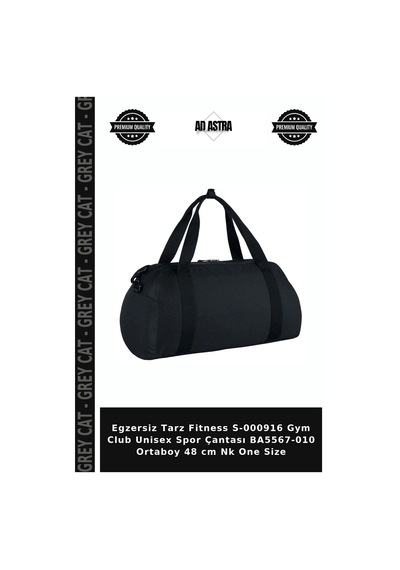Egzersiz Tarz Fitness S-000916 Gym Club Unisex Spor Çantası Ba5567-010 Ortaboy 48 Cm Nk One Size