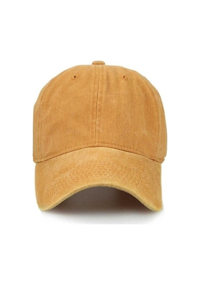 Perlotus Beyzbol Şapkası %100 Pamuk Düz Eskitme - Yeni Sezon Unisex (543066053)