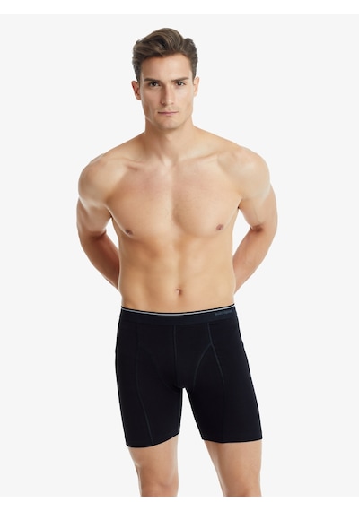 Blackspade 9216 Uzun Erkek Boxer-Siyah
