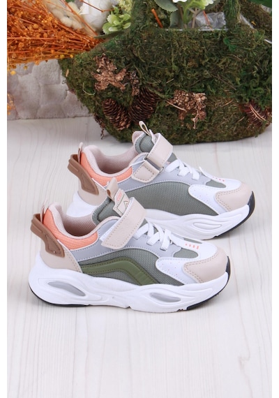 Fort Cool Evo Rahat Hafif Sneaker Erkek Çocuk Ayakkabı Haki