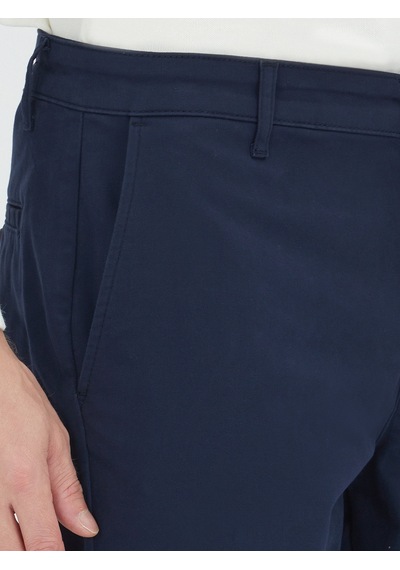 Kip Lacivert Düz Dokuma Regular Fit Casual Pamuk Karışımlı Pantolon Lacivert -