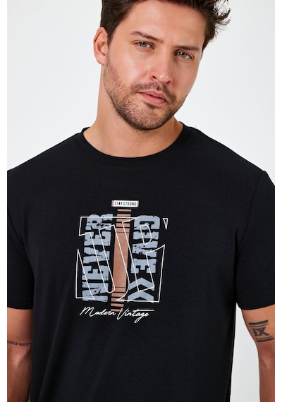 Alexander Gardi Alexandergardı Baskılı Regular Fit T-shirt E24-00213 001