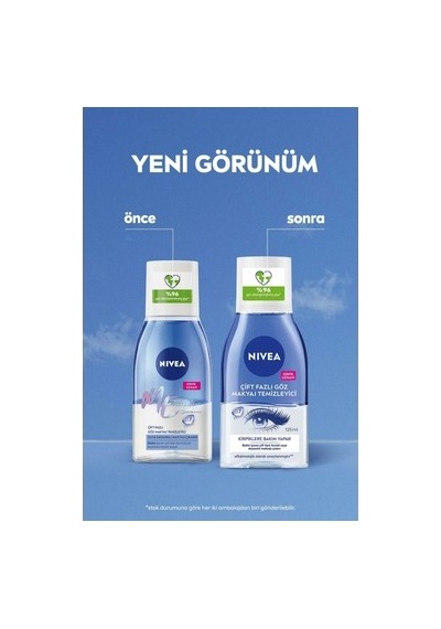 125ml Suya Dayanıklı Göz Makyaj Temizleyici, Biotin İle Bakım 00