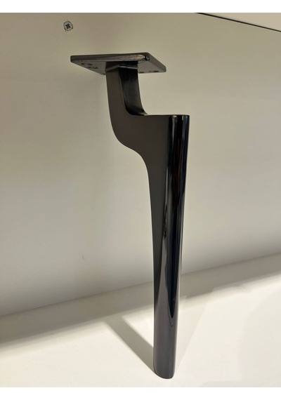Zarif Metal Ayak 25cm Füme Komidin Koltuk Ünite Şifonyer Dolap Vestiyer Modern Mobilya Ayağı Füme