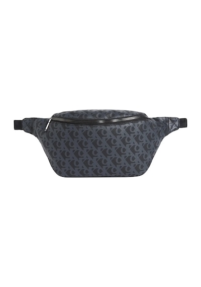 Calvin Klein Matte Aop Sq Waıstba, Ub1 Siyah Erkek Çanta & Cüzdan