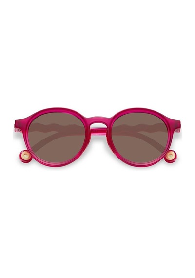 Olivio&co Classic Oval Çocuk Güneş Gözlüğü - Raspberry Açık Gri