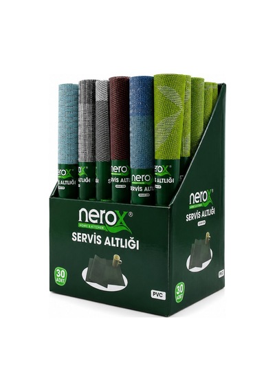 Nerox Nrx-0672 Kare Pvc Amerikan Servis Altlığı - Supla- 30'li Paket Diğer