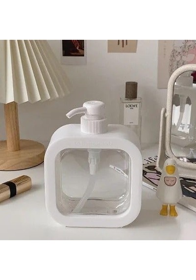 Tr 400 Ml Dikdörtgen Banyo Mutfak Sıvı Sabunluk Bulaşık Lavabo Deterjanlık,tezgah Üstü Dikdörtgen Banyo Mutfak Diğer