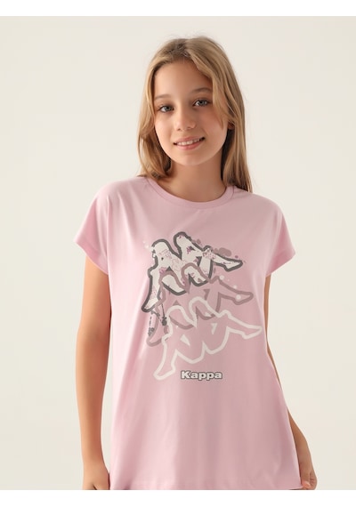 Kappa Kız Çocuk Tişört 5-15 Yaş Toz Pembe 182141x1524s1 Toz Pembe