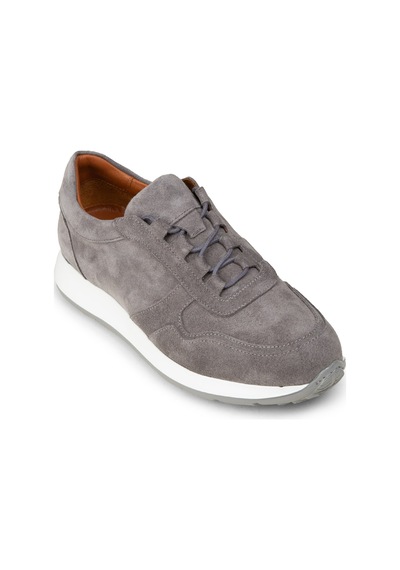 Deery Erkek Hakiki Süet Gri Sneaker Ayakkabı - E8210mgrıe01 Gri