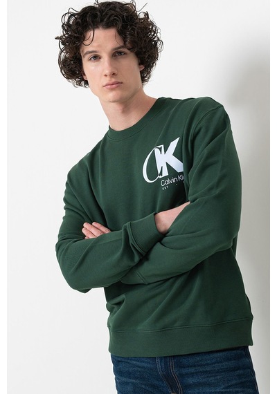 Calvin Klein Erkek Sweatshirt Haki