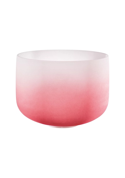 Meinl Sonic Energy Csbc14c Root Chakra 14 Crystal Singing Bowl Note C4 Color Frosted Red