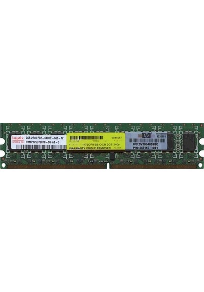 Hynix 2gb 800mhz Ddr2 2rx8 Server Ram Hymp125u72cp8-s6 Pc2-6400e -666-12