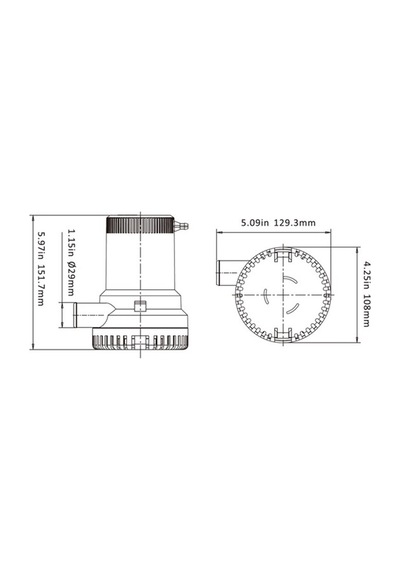 Seaflo Sintine Pompası 2000 GPH 12V