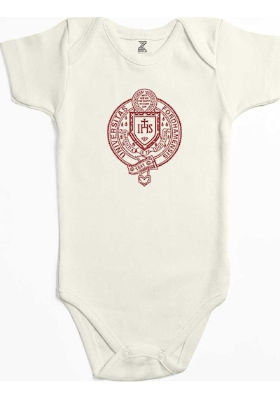 Zepplin Giyim Fordham University Logo Pembe Bebek Body Zıbın