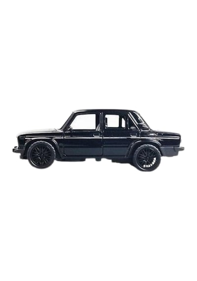 Metal Oyuncak Araba Lada Vaz 2107 Açılabilir Kapı Ve Kaput Detaylı Klasik Maket Araba 12.5 Cm Siyah Çok Renkli