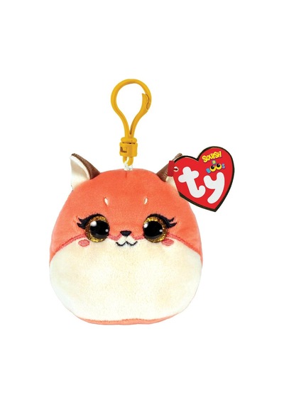 Ty Squishy Beanies Peluş Tilki Anahtarlık Roxie Turuncu
