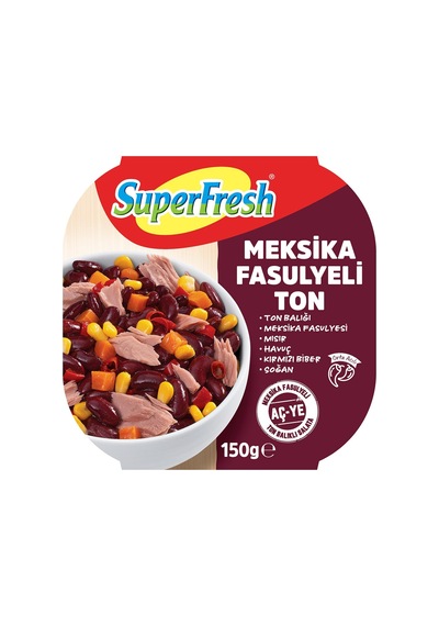 3 Adet Superfresh Meksika Fasulyeli Ton 150 G