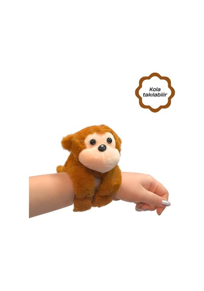 Kızılkaya Bileğe Takılan Peluş Maymun 16 Cm 2505034 Çok Renkli