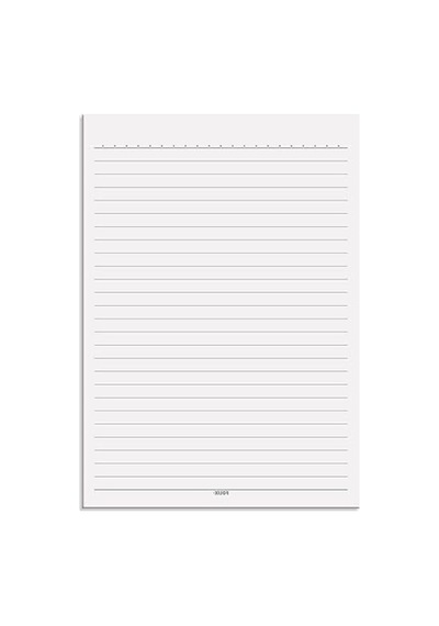 A5 Kraft Kapaklı Spiralli Defter - 140 Sayfa Çizgili Açık Gri