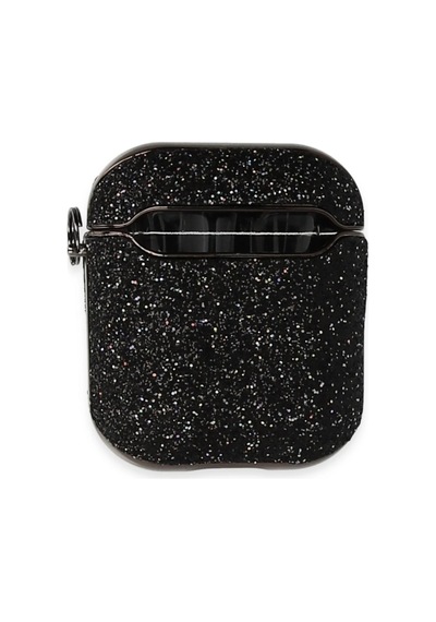 Newface - 950 - Apple AirPods Uyumlu 2 2.nesil Spell Simli Kılıf - Kmrsfres - - Siyah