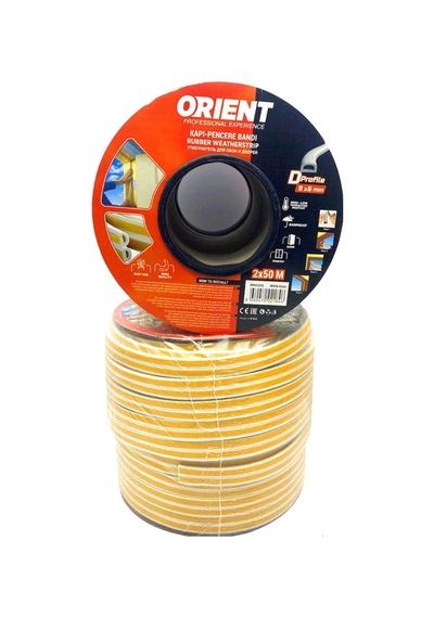 Beyaz 100mt2x50mtbobin Fitil Kapı Pencere Bant 5570 Diğer