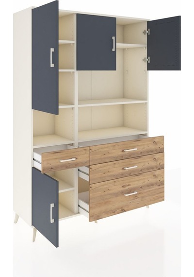 Hyperion Dolap 9 Raflı 4 Çekmeceli 4 Kapaklı 132x44x195 Aytaşı-antrasit/çam Antrasıt/atlas Çam - Aytası Hyperion Dolap 9 Raflı 4 Çekmeceli 4 Kapaklı 132x44x195 Aytaşı-antrasit/çam Antrasıt/atlas Çam - Aytası