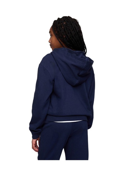 Gap Relaxed Gap Logo Fermuarlı Sweatshirt - 746744-9998 Lacivert