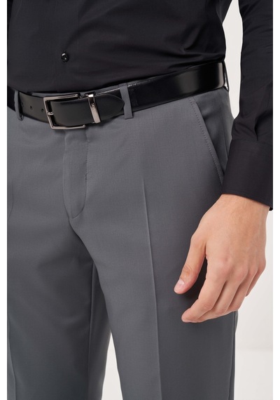 Bisse Erkek Dokuma Klasik Pantolon Gri Ppnk23ynos001 D55 Gri