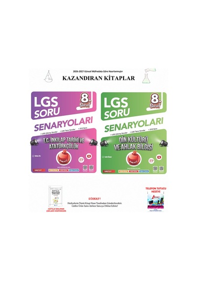 Nartest 8. Sınıf Lgs Soru Senaryoları İnkılap Din 2 Kitap Seti