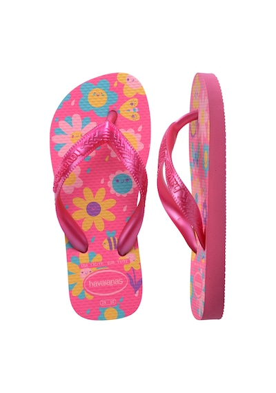 Havaianas Kıds Flores Kız Çocuk Parmak Arası Terlik 4000052 4000052 2933 Pembe