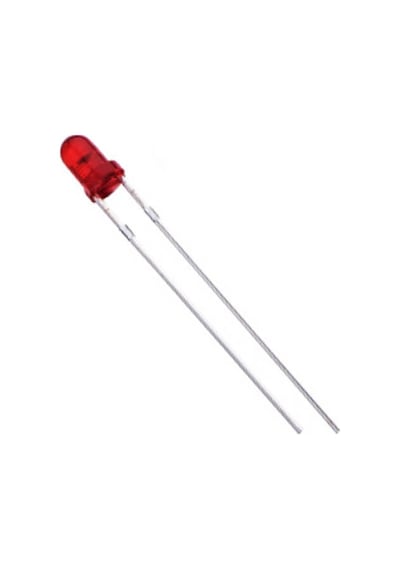 3Mm Led Kırmızı Difuze Diffused Buzlu 100 Adet