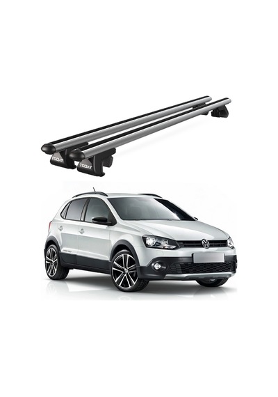 Venüs Volkswagen Polo Cross 2010 Ve Sonrası Uyumlu Gri Ara Atkı Port Bagaj Tavan Barı