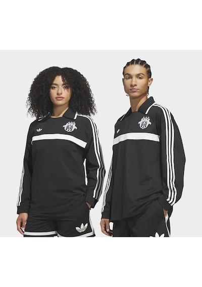 Adidas Originals Rugby Siyah Polo Sweatshirt Jz6967