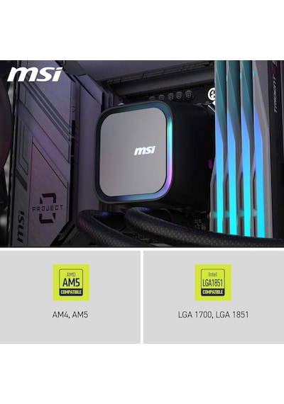Msı Mag Corelıquıd A13 360mm Agrb Sıvı İşlemci Soğutucusu