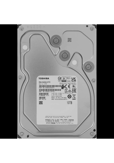 Toshıba Enterprıse, Mg10ada10te, 3.5", 10tb, 512mb 7200 Rpm, 7/24 Güvenlik, Data Center, Nas, Server