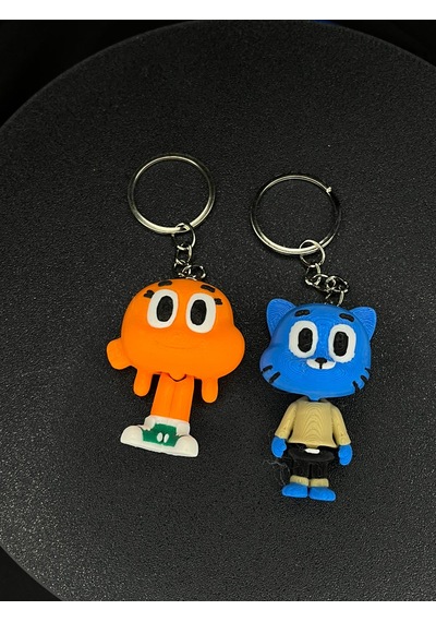 Darvin Ve Gumbal Anahtarlık Açık Mavi