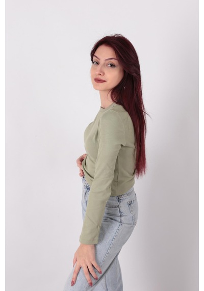 Busem W0010820 Kadın Bluz Su Yeşil