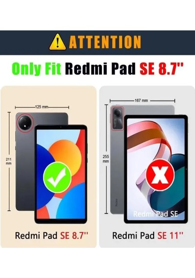 Xiaomi Redmi Pad Se 8.7 Inç Kılıf Askılı Yüksek Koruma Defender Standlı Case Kılıf Xiaomi Redmi Pad Se 8.7 Inç Kılıf Askılı Yüksek Koruma Defender Standlı Case Kılıf