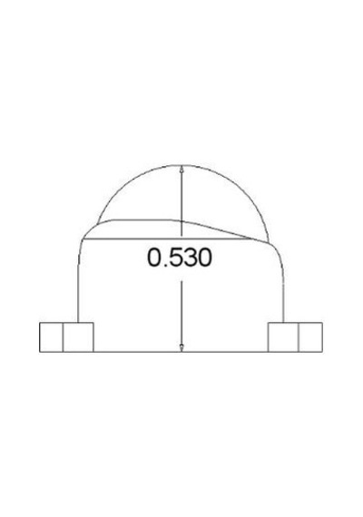Ball Caster With 1/2 Inch Plastic Ball (Sarhoş Teker 12.7 Mm) - P