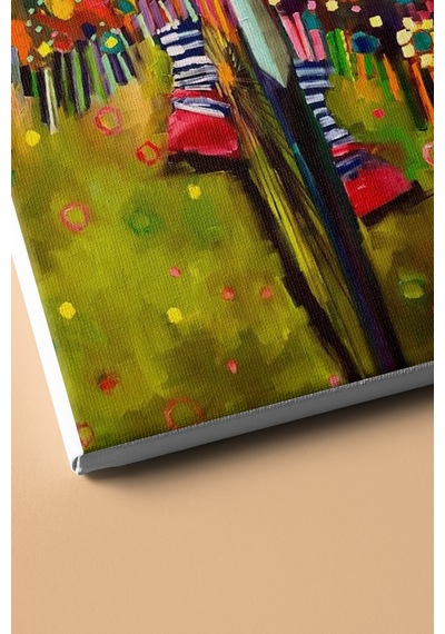 Webstyle Sayılarla Boyama Seti Kasnaklı Renkli Cadı 60 X 75 Cm