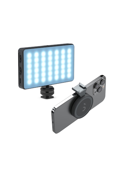 Shiftcam Apple Uyumlu Proled Magsafe Rgb Selfie Çekim Işığı Ve Snapshoe Siyah Magsafe Aksesuar Monta Siyah