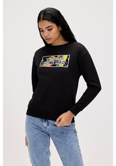Bad Bear Re-carina Siyah Kadın Sweatshirt-nıght Siyah