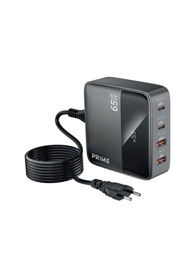 65w Gan Hızlı Şarj Adaptörü 2xusb Pd Qc3.0 2xtype-c Laptop
