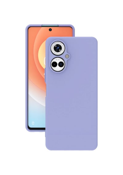 Tecno Camon 19 Pro Kılıf Kamera Korumalı Silikon Rubber Arka Kapak Lila